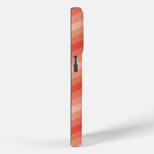 Oranje perzikChevron Case-Mate iPhone Case (Achterkant / Rechts)