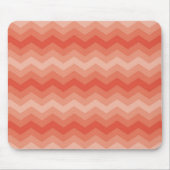 Oranje perzikChevron Muismat (Voorkant)