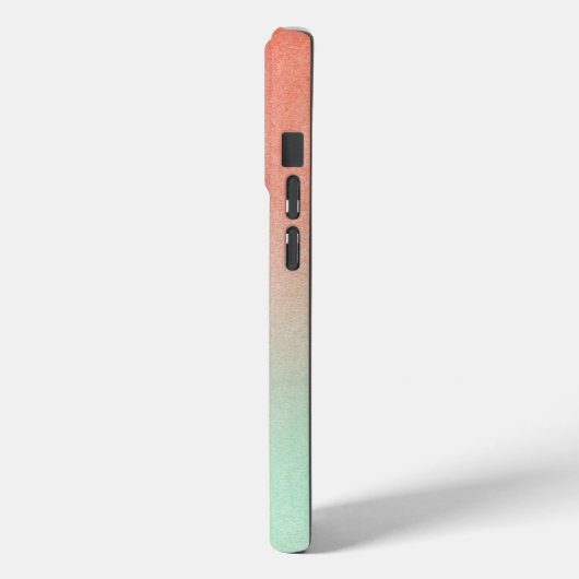 Oranje perzikmunt Case-Mate iPhone case (Achterkant / Links)