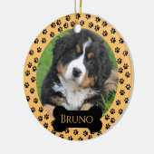 Oranje PET keramische cirkel Ornament (Links)