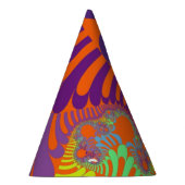 Oranje Pet Paarse Mod Feesthoedjes (Rechts)