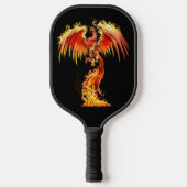 Oranje Phoenix stijgt van de Fantasy van de Fiery Pickleball Paddle (Voorkant)