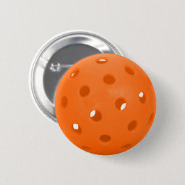 Oranje Pickleball Ball Fun Pickleball Accessoire Ronde Button 5,7 Cm