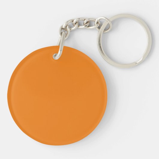Oranje Pickleball Club Team Speler Pickler Custom Sleutelhanger (Achterkant)