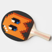 Oranje Pier art fanart PacMan Tafeltennisbatje (Zijkant)