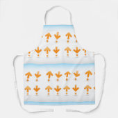 Oranje pijlen schort (Voorkant)