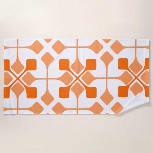 Oranje pijlen strandlaken (Voorkant)