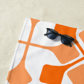 Oranje pijlen strandlaken (In situ)