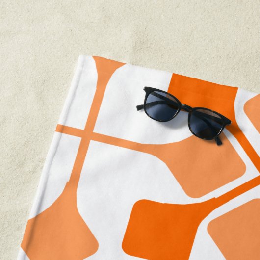 Oranje pijlen strandlaken (In situ)