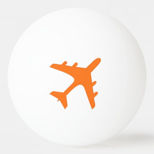 oranje pingpongbal voor vliegtuigen (Voorkant)