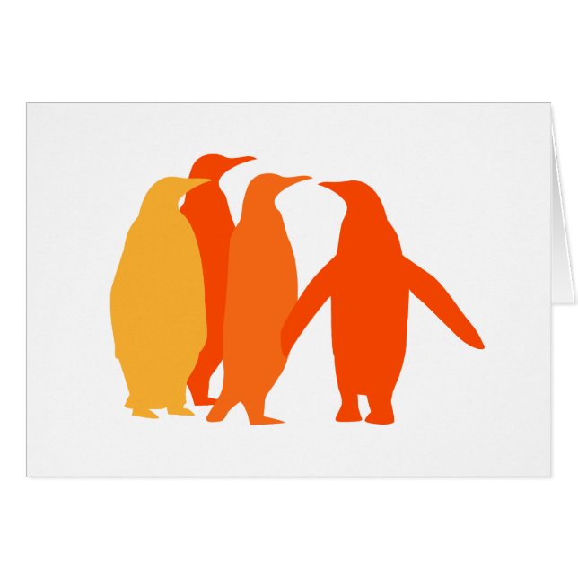 Oranje pinguïns (Voorkant Horizontaal)