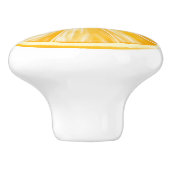 Oranje plak Citrus Amalfi Coast Keramische Knop (Zijkant)