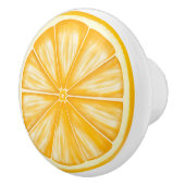 Oranje plak Citrus Amalfi Coast Keramische Knop (Rechts)