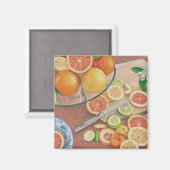 oranje plakdisplay, gekleurde potloodtekenafdruk magneet (Voorkant / Achterkant)