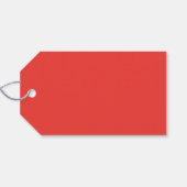 Oranje plakjes en kaneel kerst cadeaulabel (Achterkant Horizontaal)