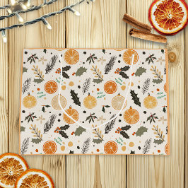  Oranje plakjes en Pine Christmas Groot Cadeauzakje