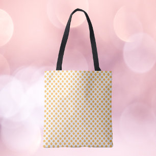 Oranje plakjes fruitpatroon tote bag