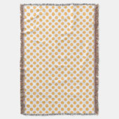 Oranje plakjes patroon fruitvoeding deken (Voorkant Verticaal)