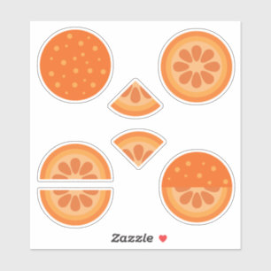 Oranje plakken bevestigen sticker