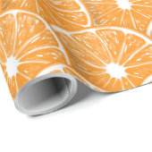 Oranje plakken cadeaupapier (Rol Hoek)