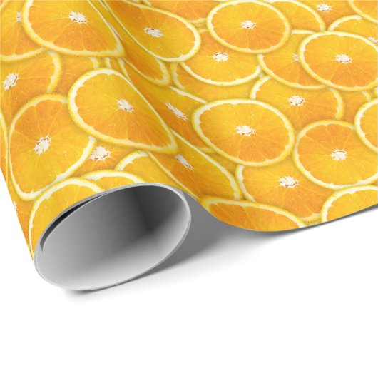 Oranje plakken cadeaupapier (Rol Hoek)