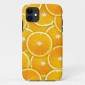 Oranje plakken Case-Mate iPhone case (Achterkant)