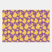 Oranje plakken Citrus Sweet Fruit Design Pattern Inpakpapier Vel (Voorkant)