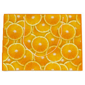 Oranje plakken large cadeautasje (Voorkant)