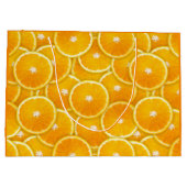 Oranje plakken large cadeautasje (Achterkant)