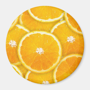 Oranje plakken magneet