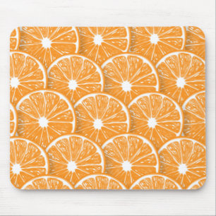 Oranje plakken muismat