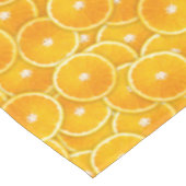 Oranje plakken tafelkleed (Gekanteld)