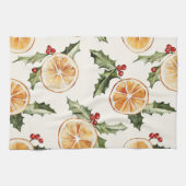 Oranje plakken theedoek (Horizontaal)