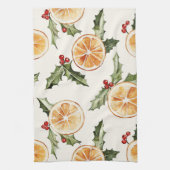 Oranje plakken theedoek (Verticaal)