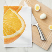 Oranje plakken theedoek (Quarter Fold)