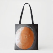 Oranje planeet - kunstwerk tote bag (Voorkant)