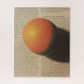 Oranje planeet - Vorm van het universum Legpuzzel (Verticaal)