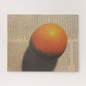 Oranje planeet - Vorm van het universum Legpuzzel (Horizontaal)