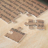 Oranje planeet - Vorm van het universum Legpuzzel (Zijkant)