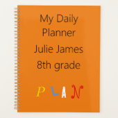 Oranje planner (Voorkant)