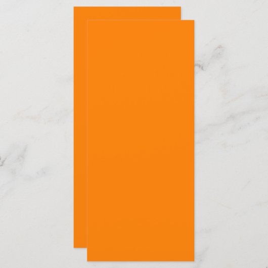 Oranje platte Kaart (Voorkant / Achterkant)