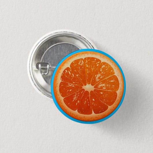 ORANJE PLUS 14 RONDE BUTTON 3,2 CM (Voorkant /achterkant)