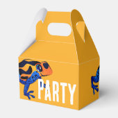 Oranje Poison Dart Frog Gift Box Bedankdoosjes (Achterkant)