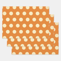  Oranje poka Dot Pattern