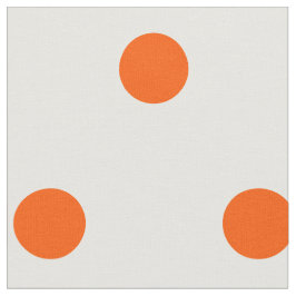 Oranje poka Dots Art Craft Sewing Quilting Fabric Stof