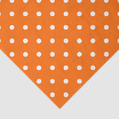 Oranje pokdots papier (Detail)
