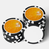 Oranje Pokerchips (Opstapeling)