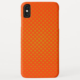 Oranje poladots Case-Mate iPhone case