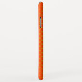 Oranje poladots Case-Mate iPhone case (Achterkant/rechts)