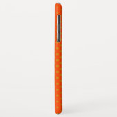 Oranje poladots Case-Mate iPhone case (Achterkant/links)